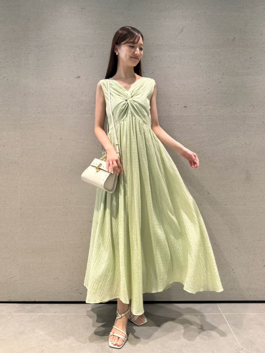 ツイストデザインノースリワンピース(デイリーワンピース)｜DRESS