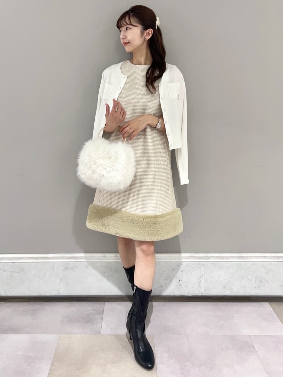 裾ファーミニワンピース(デイリーワンピース)｜DRESS（ドレス