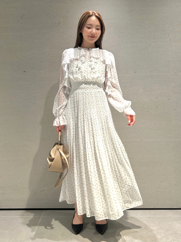 HANAE MORI×CELFORDコラボ】ハートモチーフプリントワンピース