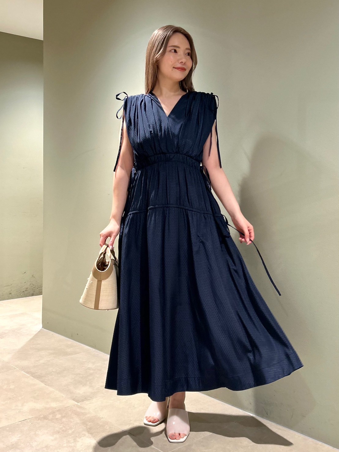 セルフォード ネイビーワンピース 38 size 濃紺