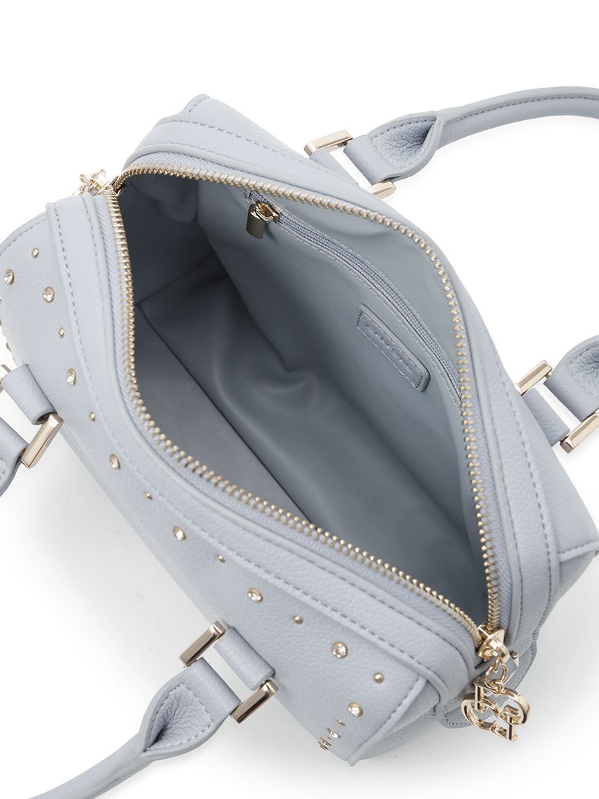 リュタン】ビジュースタッズボストンバッグ(ハンドバッグ)｜BAGS