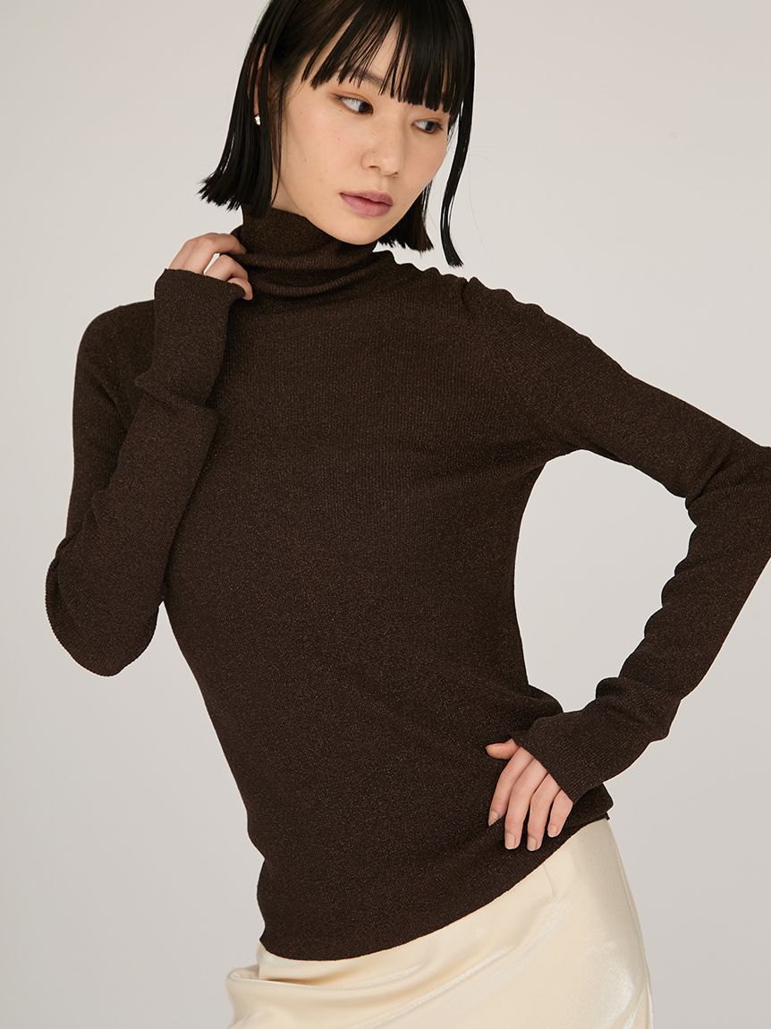 シアータートルネックトップス(カットソー)｜トップス｜emmi（エミ）の