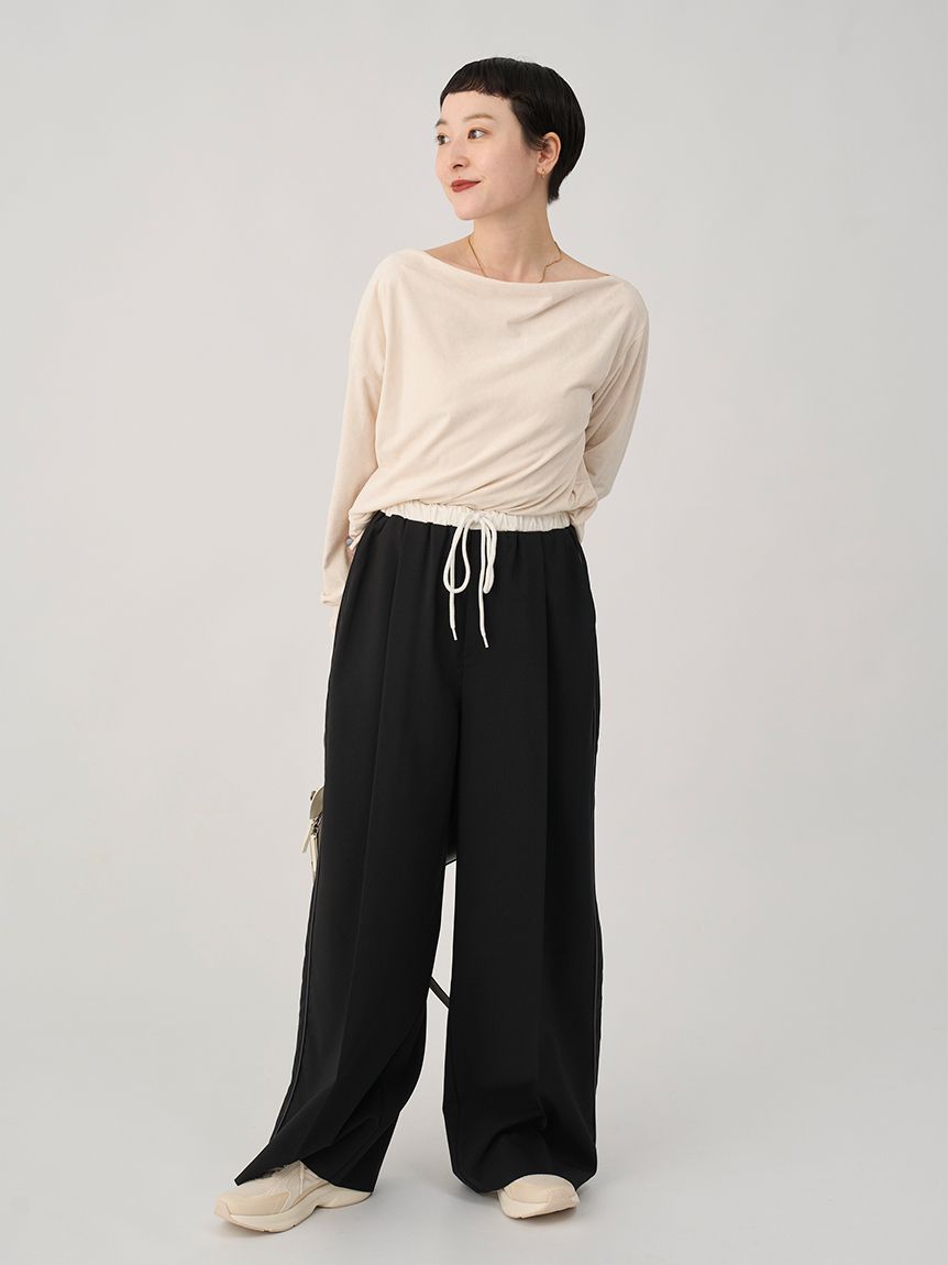 ベロアアシンメトリートップス(カットソー)｜トップス｜emmi（エミ）の