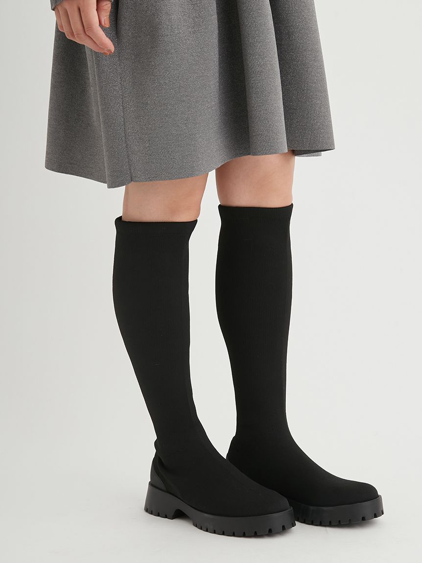 eco ロングニットブーツ(ブーツ)｜シューズ｜emmi（エミ）の通販サイト