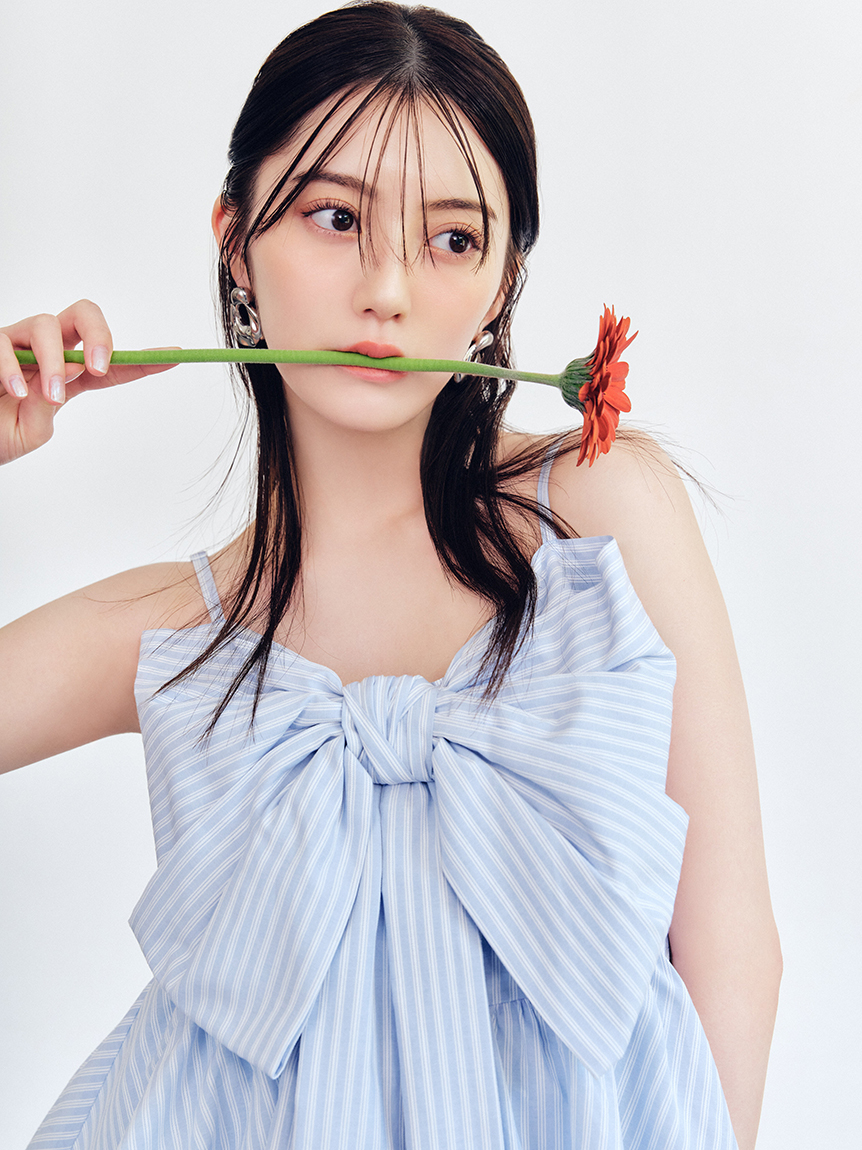 リボンペプラムキャミトップス(ブラウス)｜トップス｜FRAY I.D（フレイ