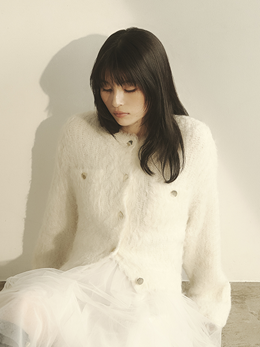 モヘアシャギーニットカーディガン(カーディガン)｜トップス｜FRAY I.D