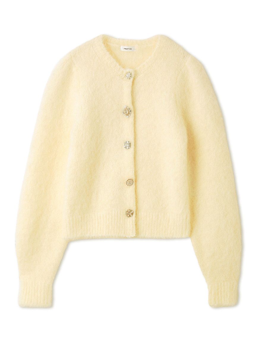 アルパカシャギービジューカーディガン(カーディガン)｜トップス｜FRAY