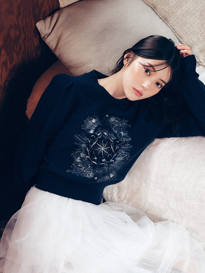 エトワールエンブロイダリーニット(ニット)｜トップス｜FRAY I.D