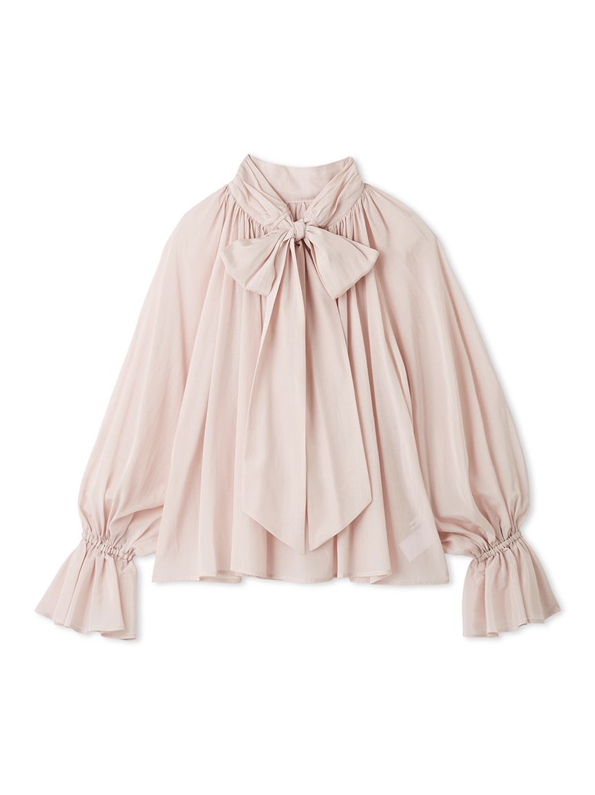 2wayシアーボウタイブラウス／ウォッシャブル(ブラウス)｜トップス