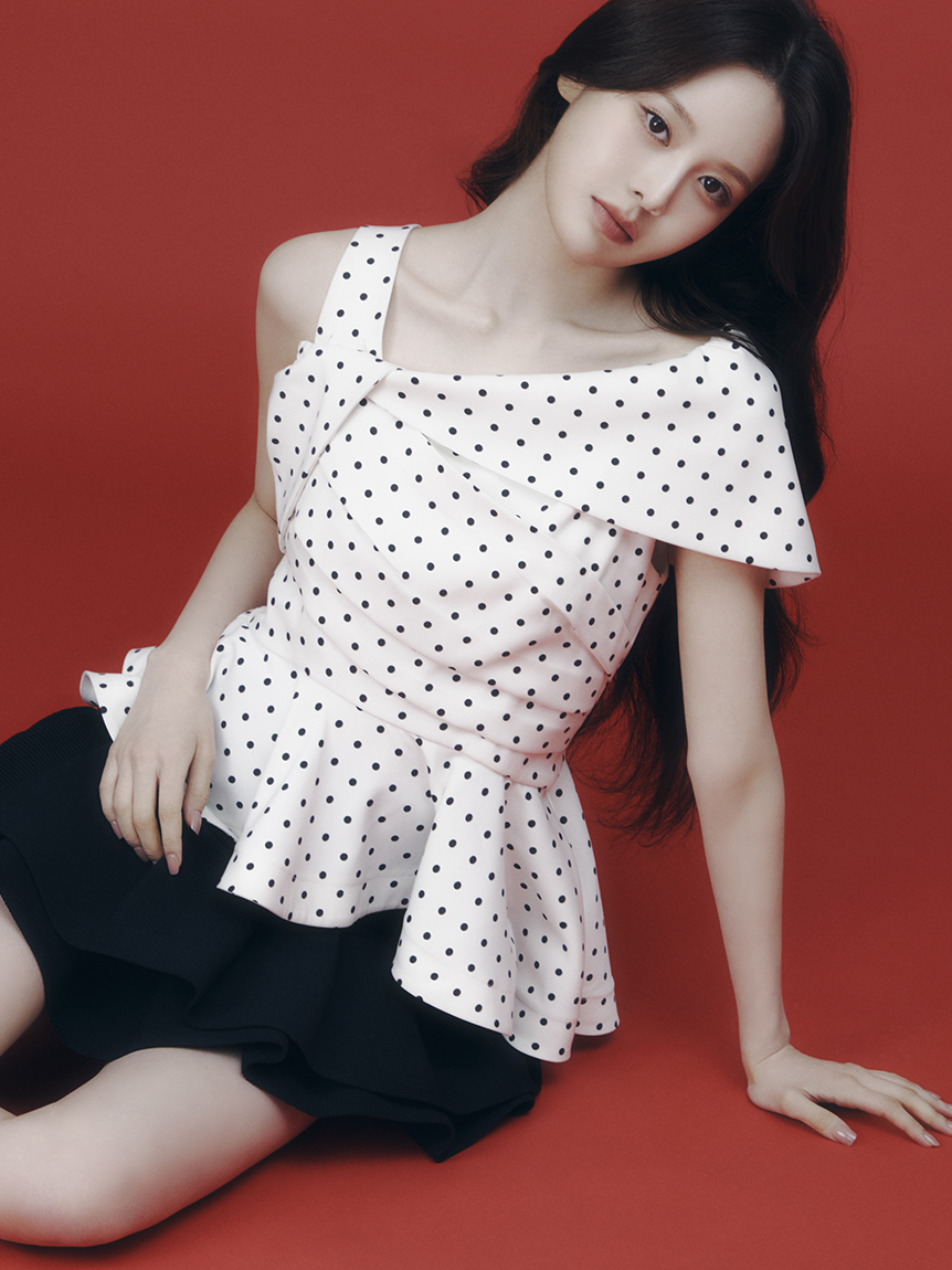 オフショルカラーアシメペプラムトップス(ブラウス)｜トップス｜FRAY