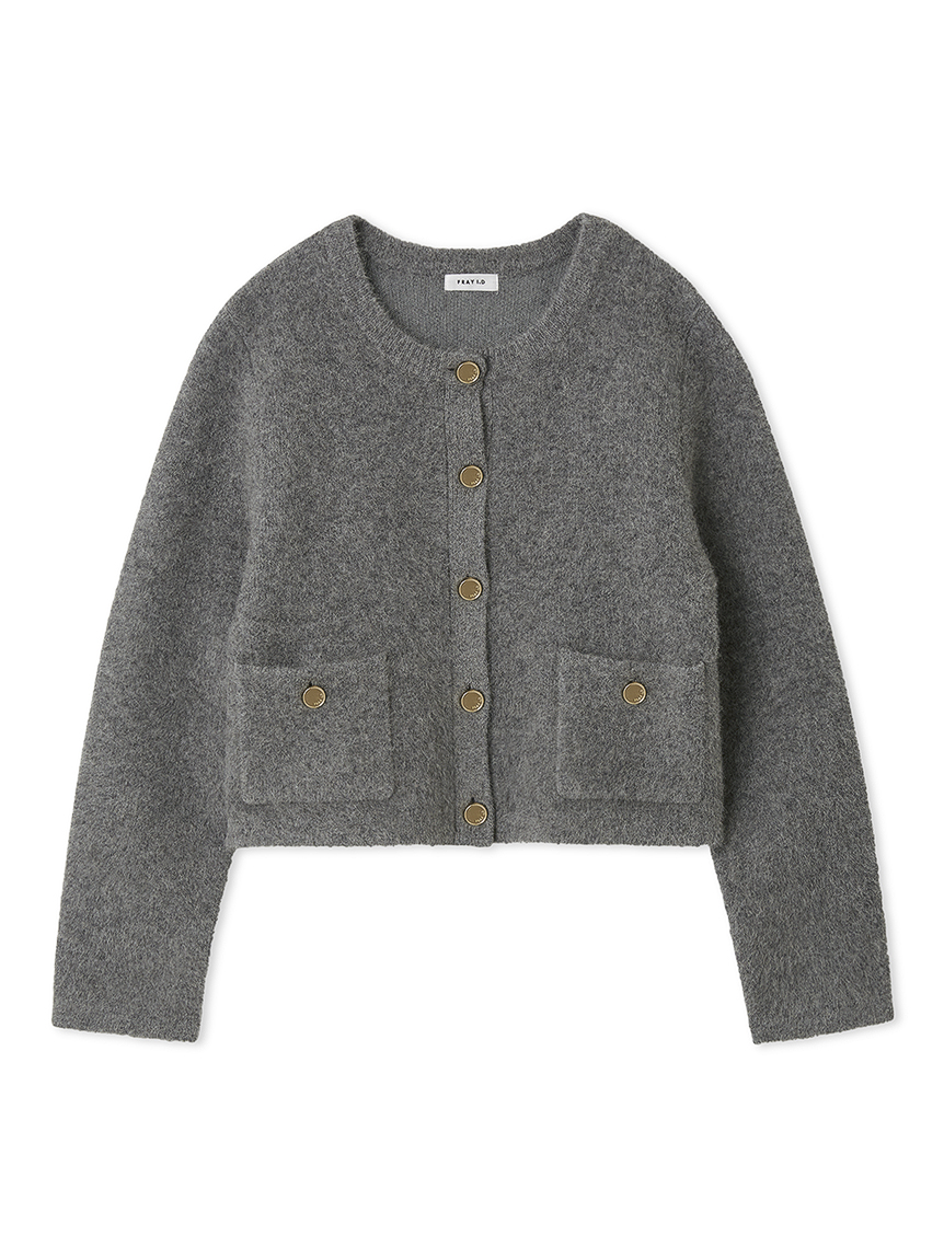 WEB限定カラー】フォックスウールニットジャケット(ニット)｜トップス