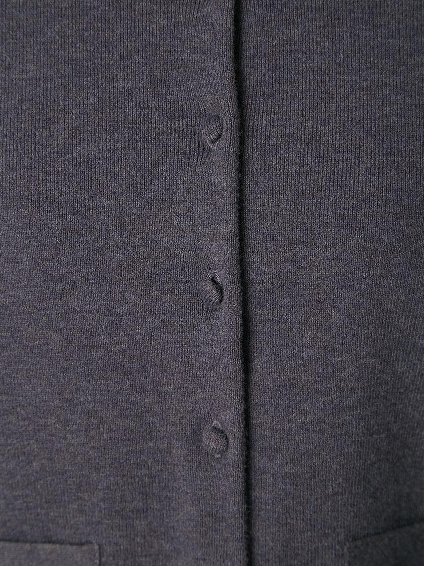 パールトリムカラーアタッチドカーディガン(カーディガン)｜トップス