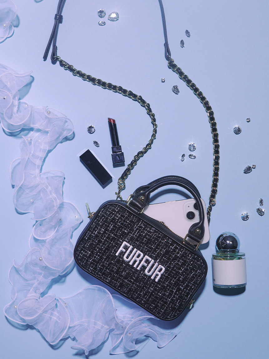 オフィシャルサイト限定カラー】ツイードフォンホルダー(バッグ