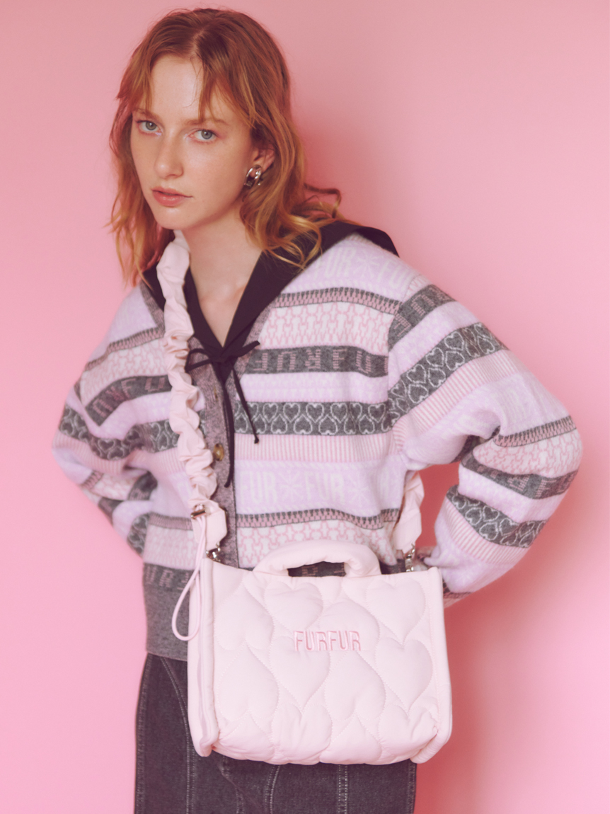 オフィシャルサイト限定カラー】ハートキルティングバッグ(バッグ