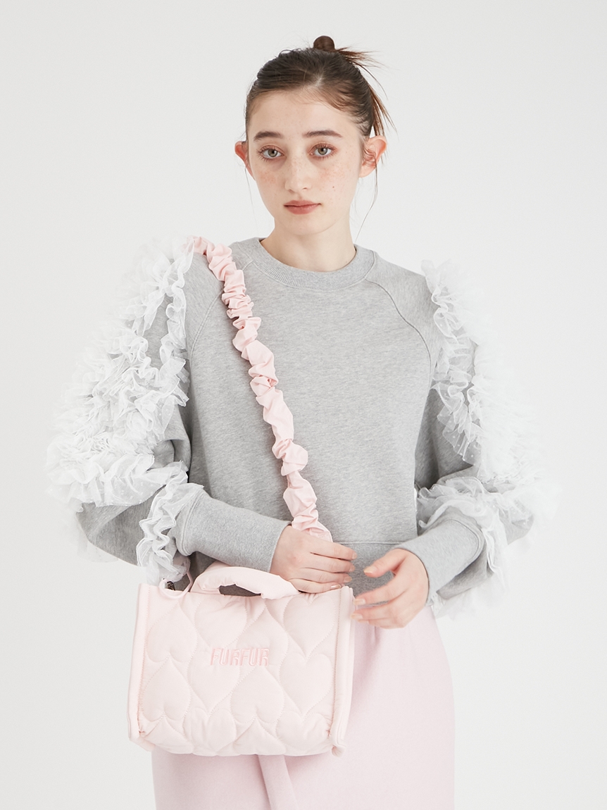 オフィシャルサイト限定カラー】ハートキルティングバッグ(バッグ