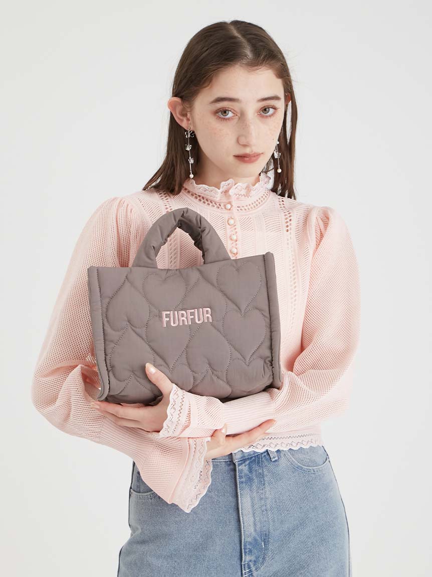 オフィシャルサイト限定カラー】ハートキルティングバッグ(バッグ