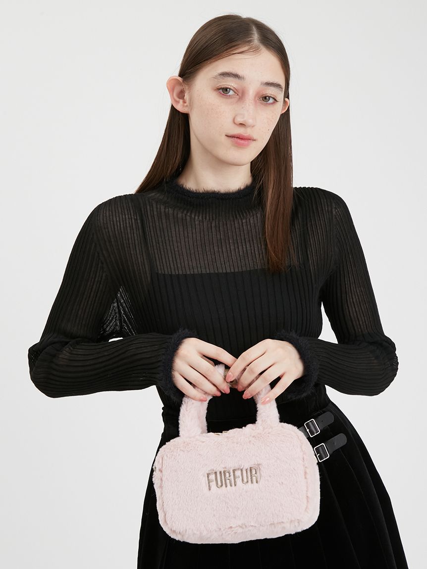 オフィシャルサイト限定カラー】エコファースクエアボストンバッグ