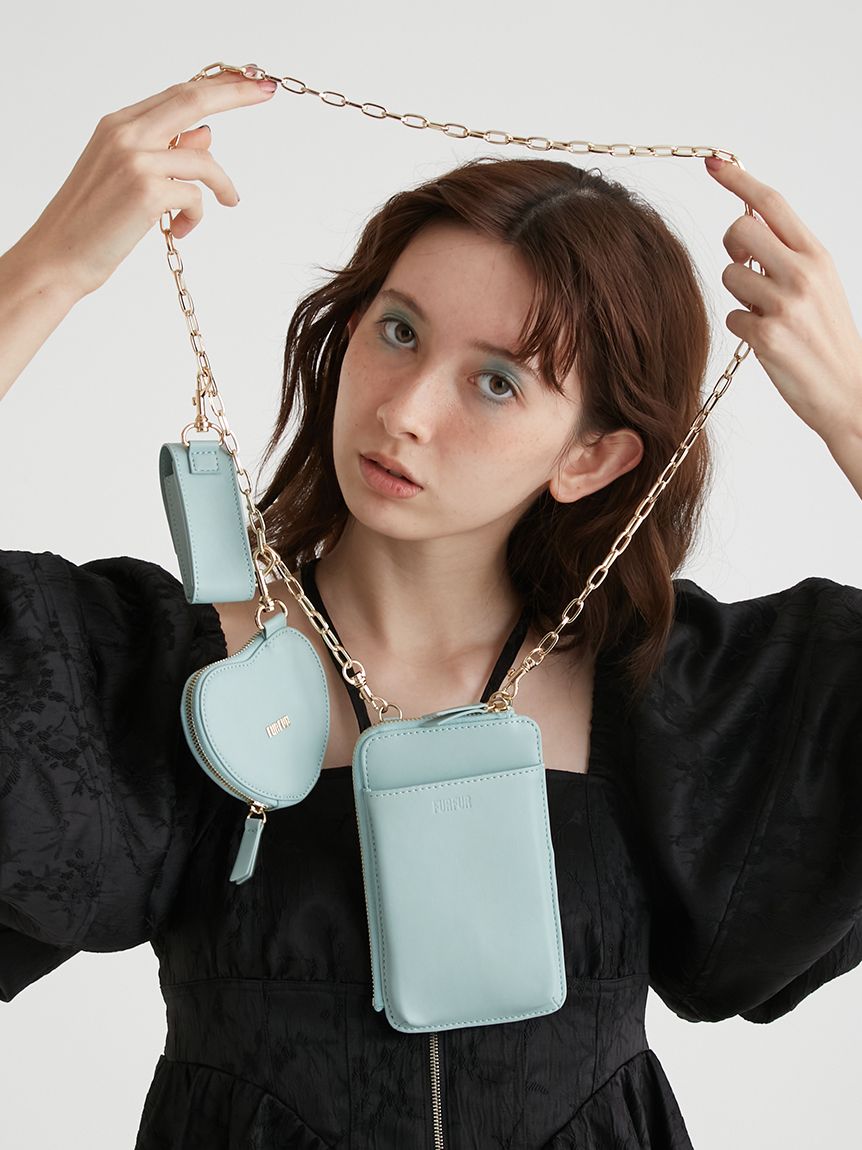 WEB限定カラー】3SETマルチショルダー(財布/ポーチ)｜ファッション雑貨