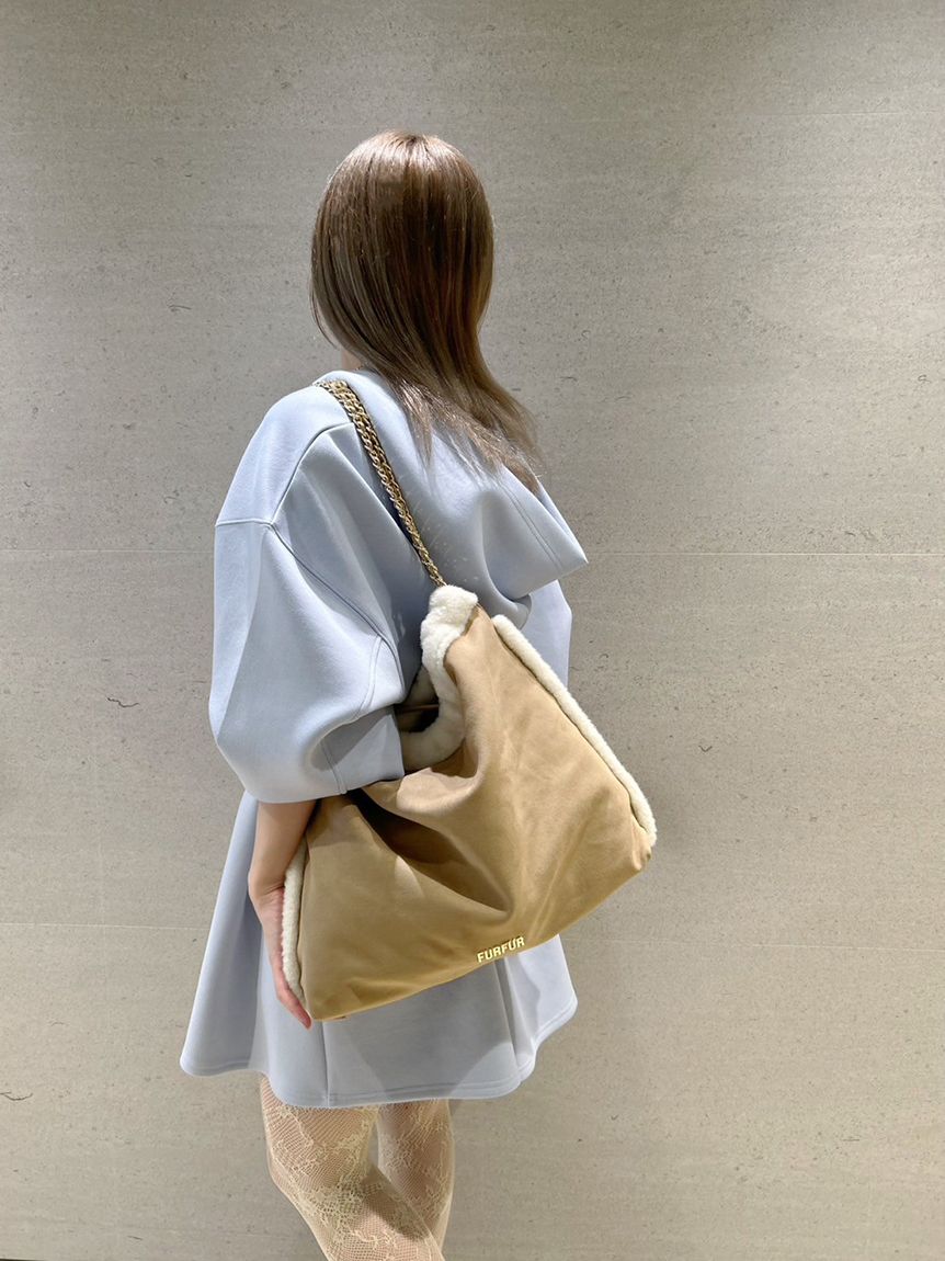 WEB限定カラー】マテリアル巾着バッグ(バッグ)｜FURFUR（ファーファー