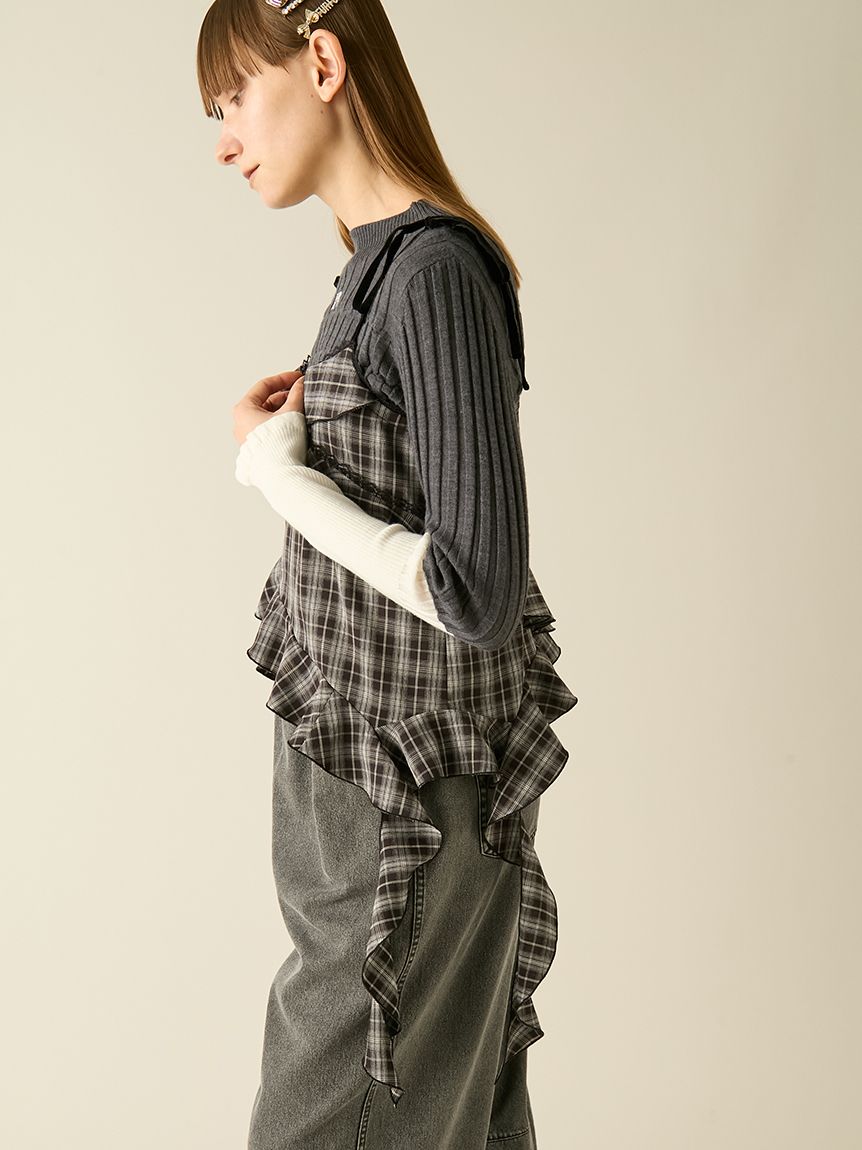 フリルキャミトップス(シャツ／ブラウス)｜トップス｜FURFUR（ファー