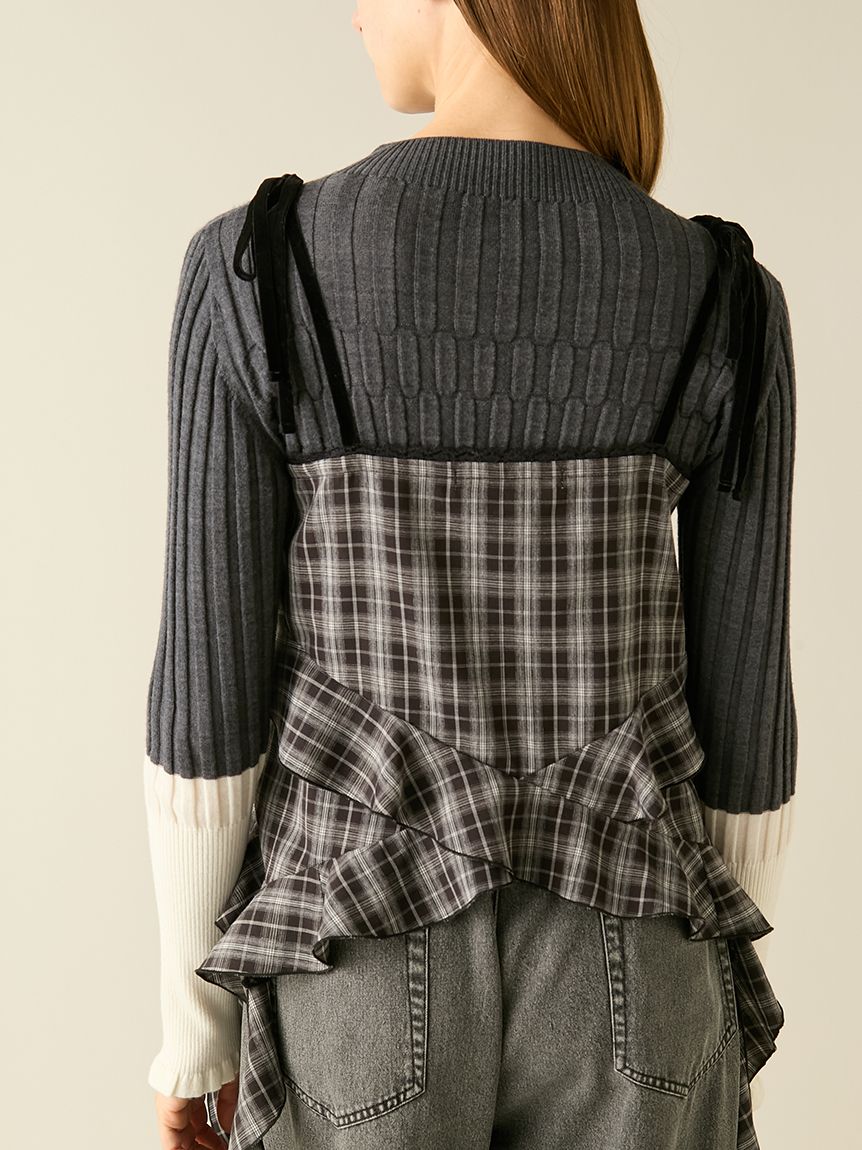 フリルキャミトップス(シャツ／ブラウス)｜トップス｜FURFUR（ファー