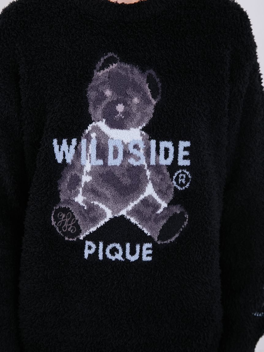 WILDSIDE】【UNISEX】ジェラートベアジャガードプルオーバー｜ルーム