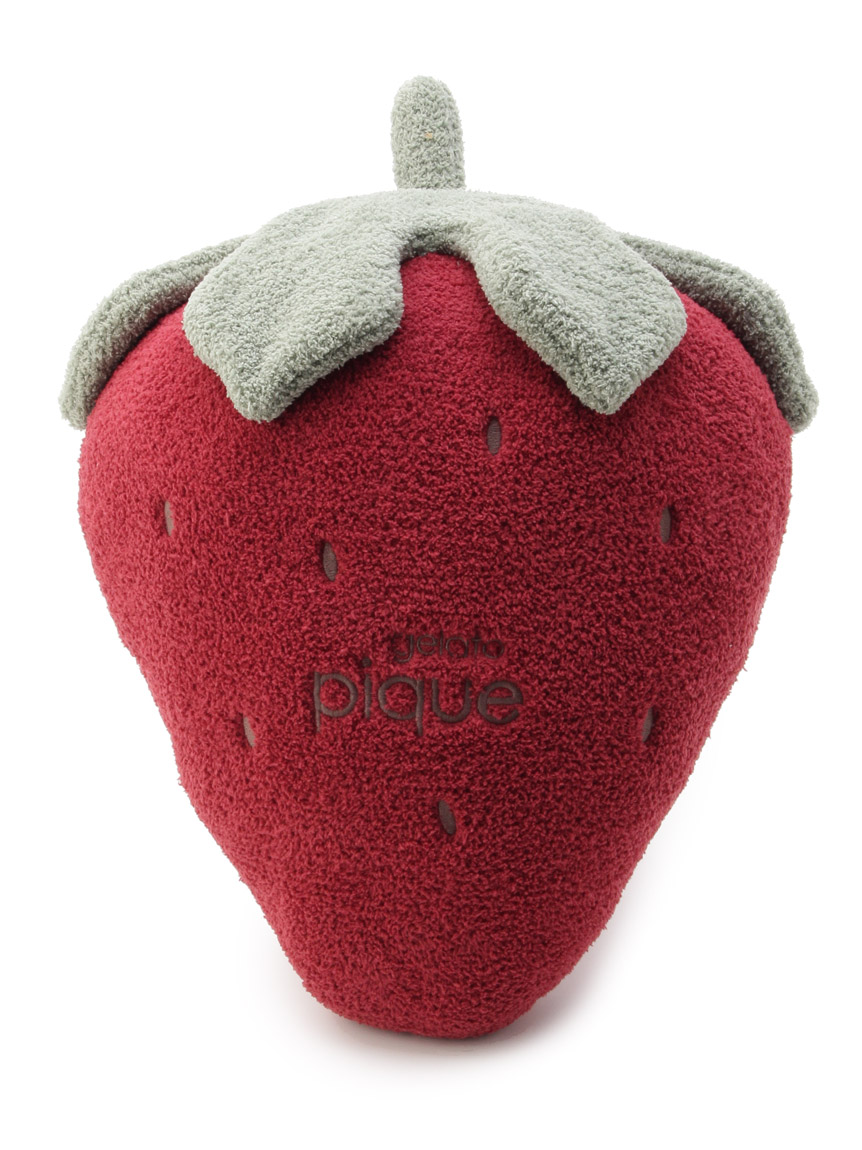 gelato pique ONLINE限定 モチーフビーズクッション いちご柄 gelato