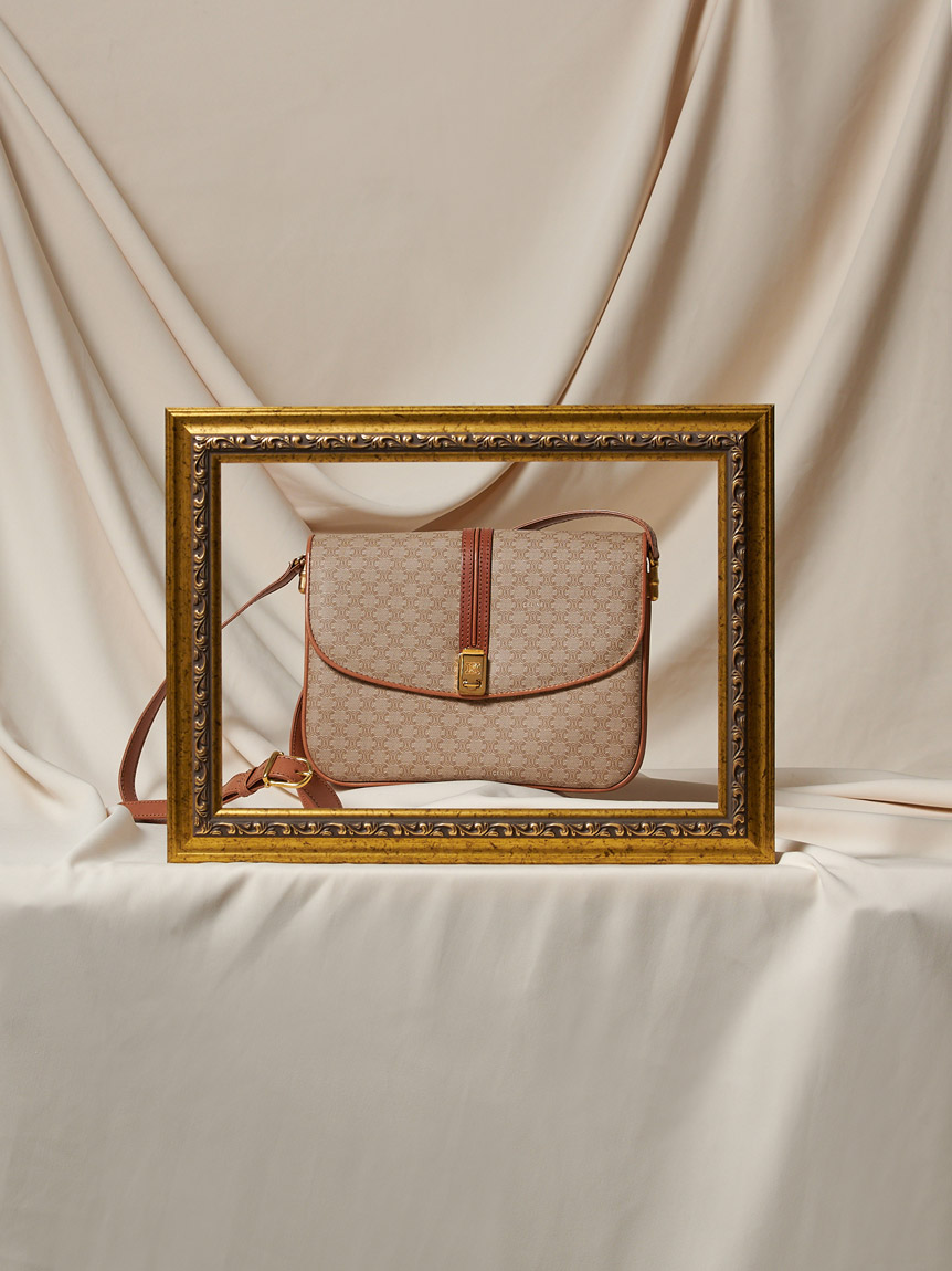 CELINE マカダムモノグラムショルダー(ヴィンテージバッグ