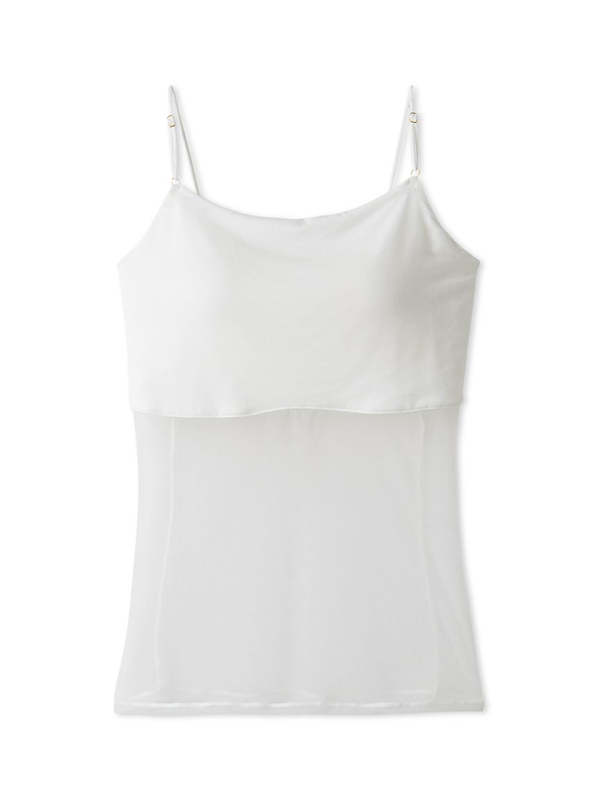 LILY BROWN Lingerie】カップ付ハーフシアーキャミ(その他)｜インナー