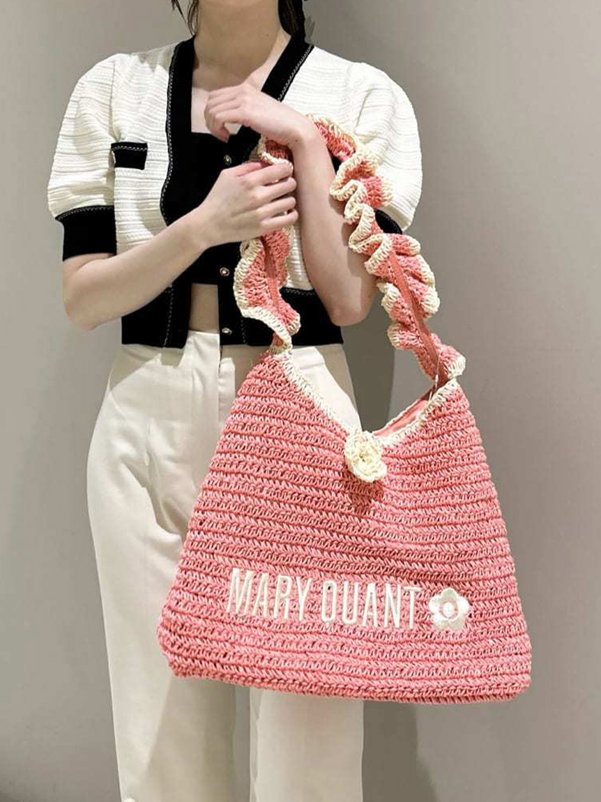 LILY BROWN×MARY QUANT】ペーパーラウンドフリルバッグ(バッグ)｜LILY