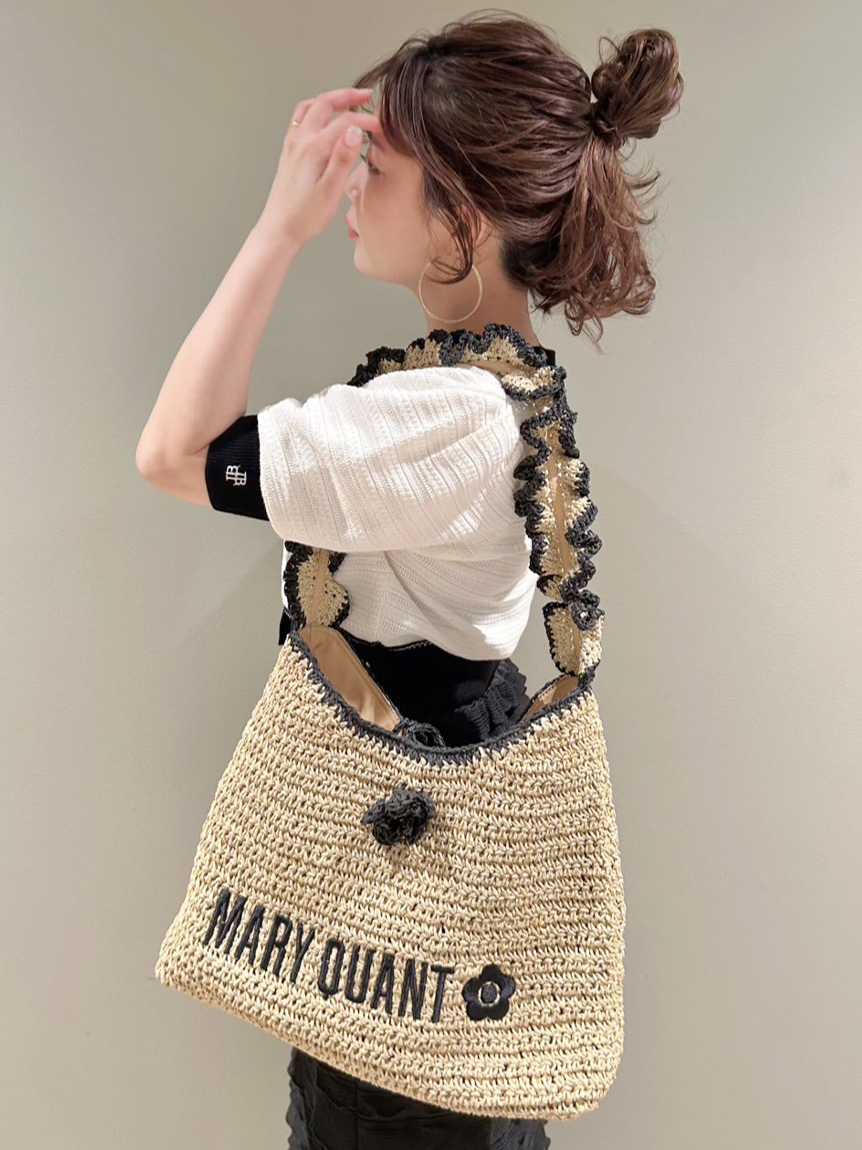 LILY BROWN×MARY QUANT】ペーパーラウンドフリルバッグ(バッグ)｜LILY