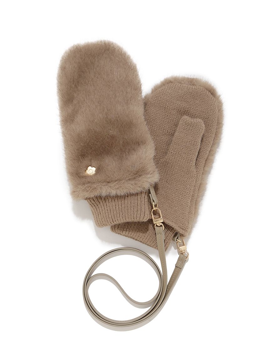 LILY BROWN×MARY QUANT】デイジーモチーフファーミトン(グローブ