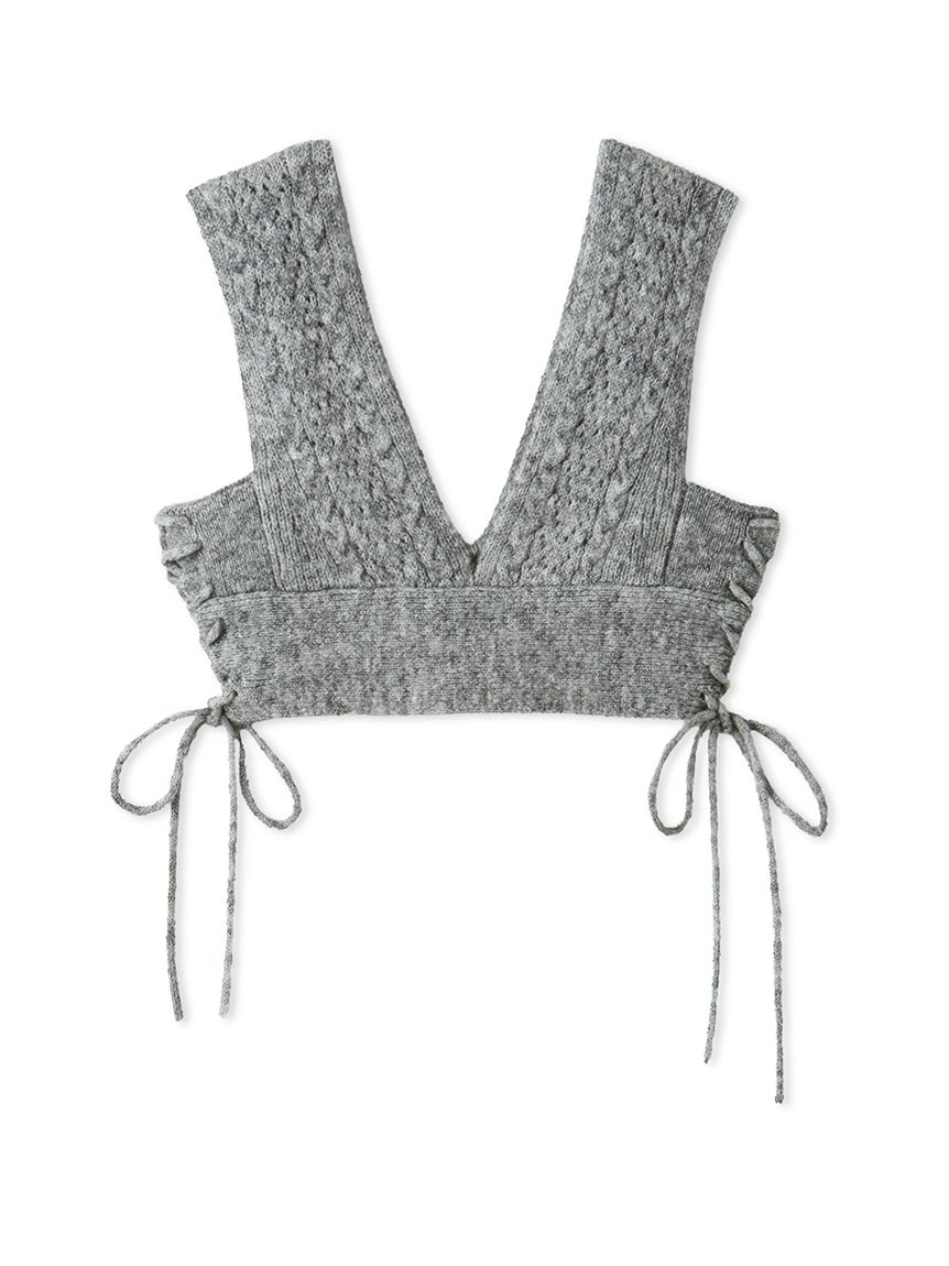 サイドリボンニットビスチェ(ビスチェ)｜トップス｜LILY BROWN（リリー