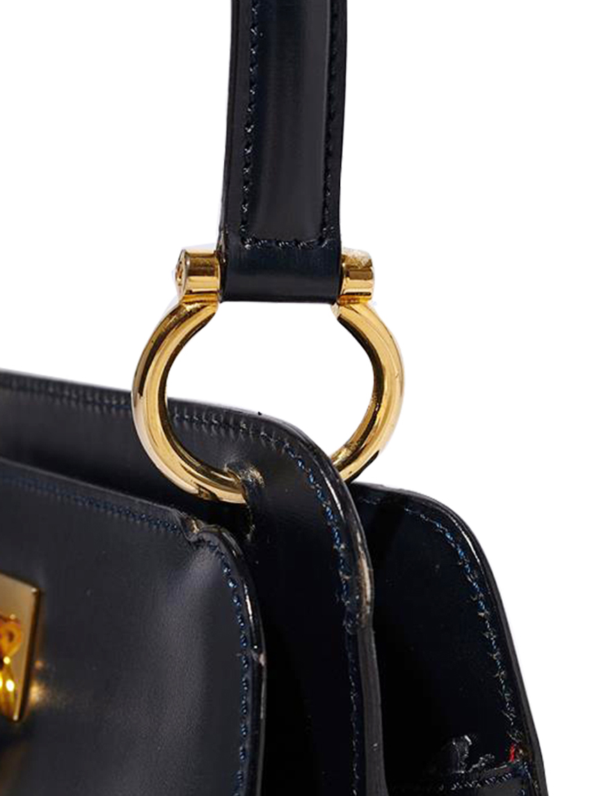 CELINE ロゴリングWフェイスハンドバッグ(ヴィンテージバッグ