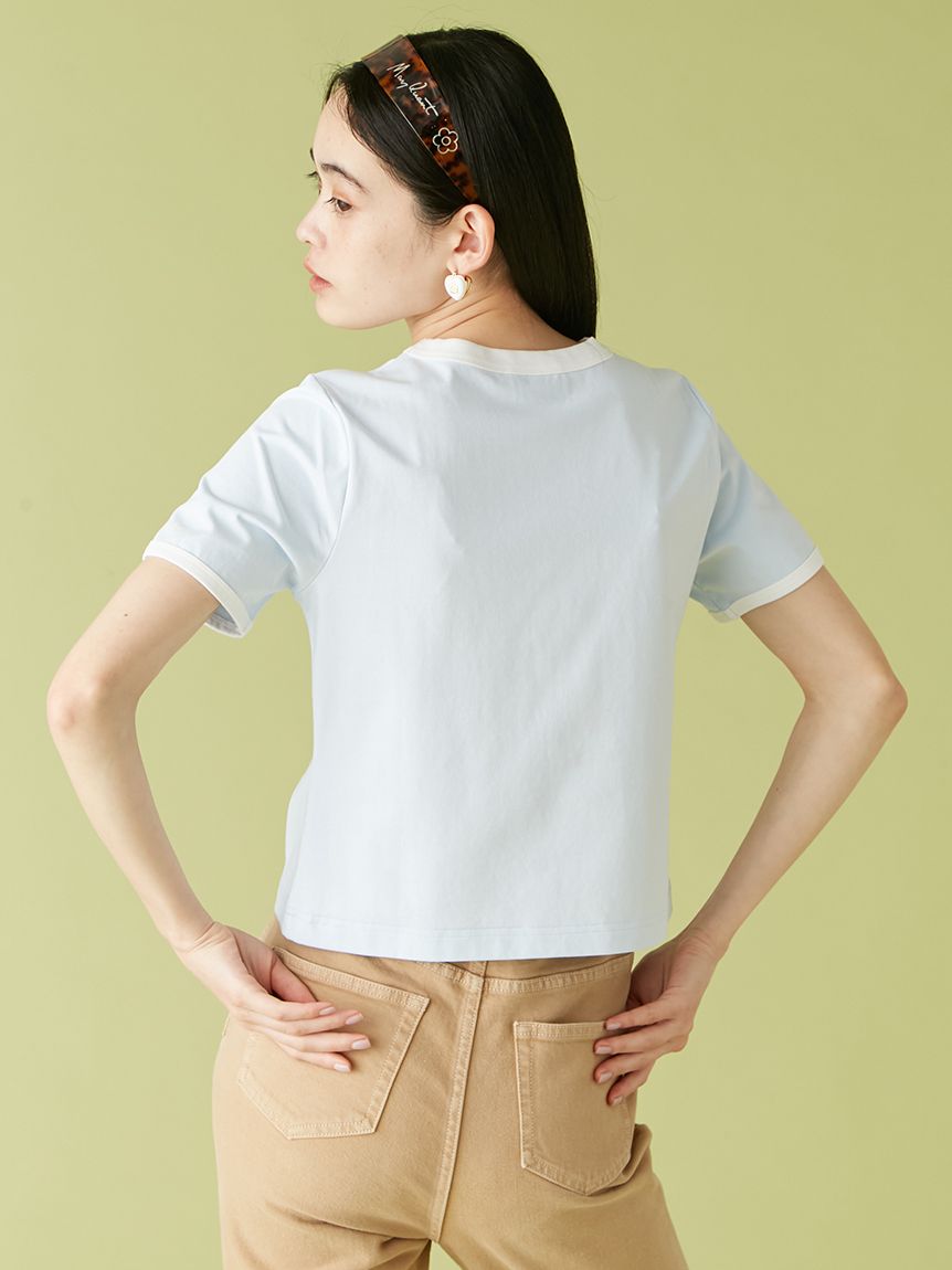 LILY BROWN×MARY QUANT】ポケットリンガーTシャツ(Tシャツ)｜トップス