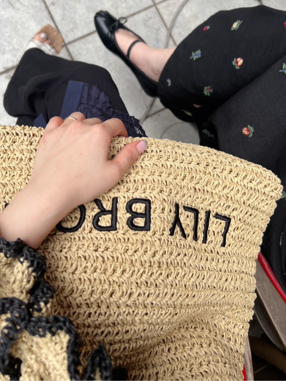 LILY BROWN×MARY QUANT】ペーパーラウンドフリルバッグ(バッグ)｜LILY