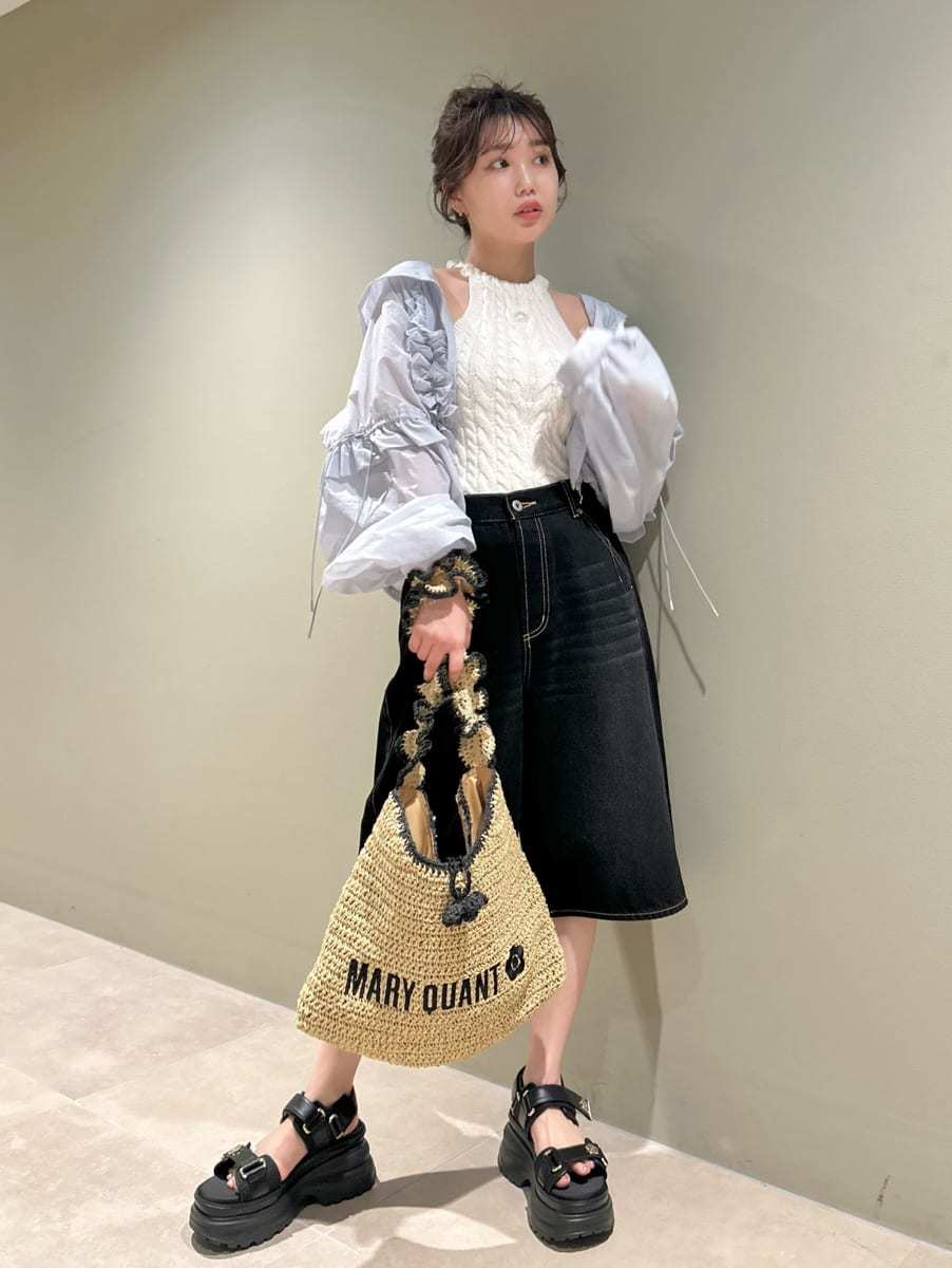 LILY BROWN×MARY QUANT】ペーパーラウンドフリルバッグ(バッグ)｜LILY