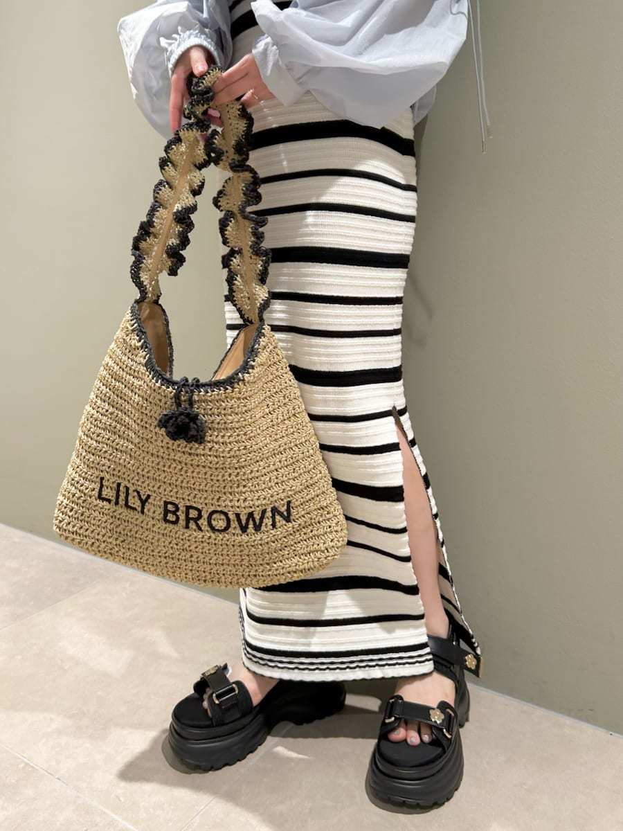 LILY BROWN×MARY QUANT】ペーパーラウンドフリルバッグ(バッグ)｜LILY