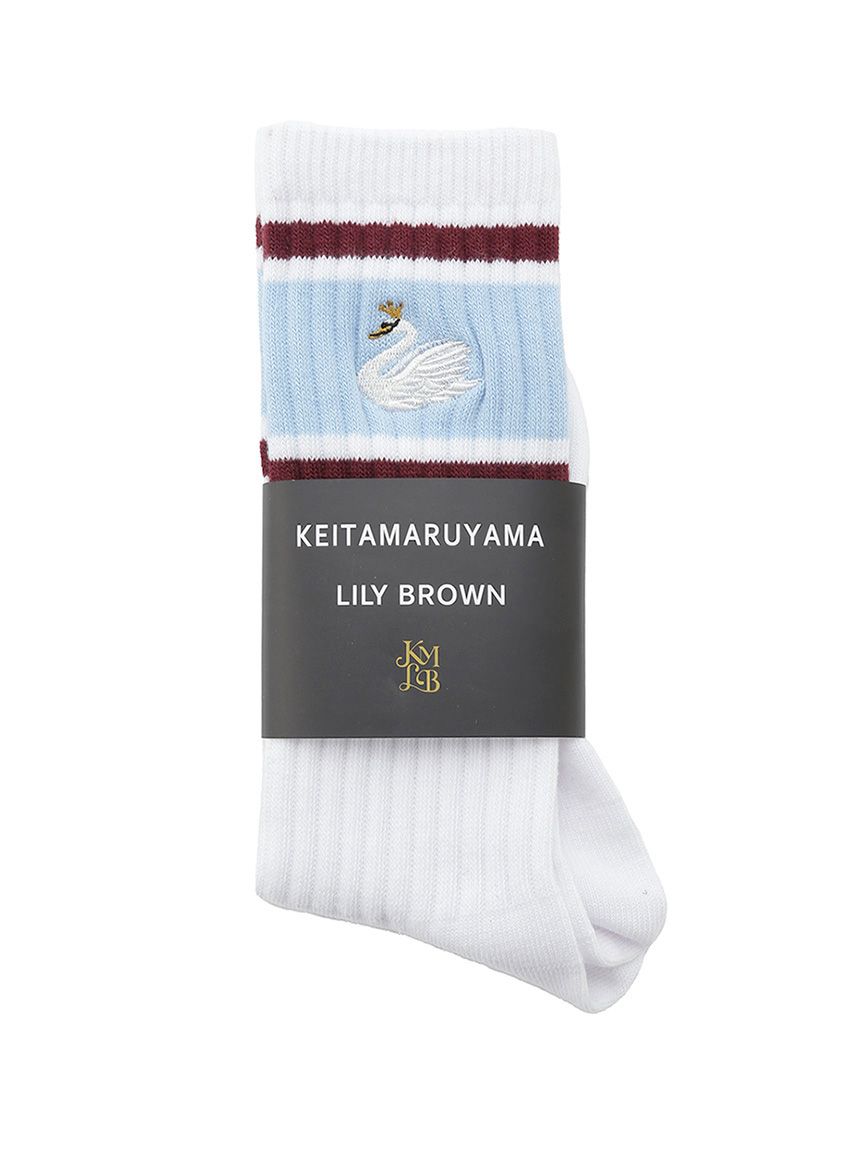 LILY BROWN×KEITA MARUYAMA】モチーフエンブロイダリーラインソックス