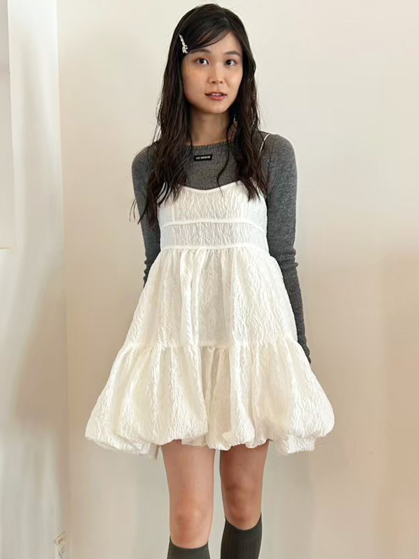 ジャカードミニワンピース(Tシャツ・カットソー)｜トップス｜LILY