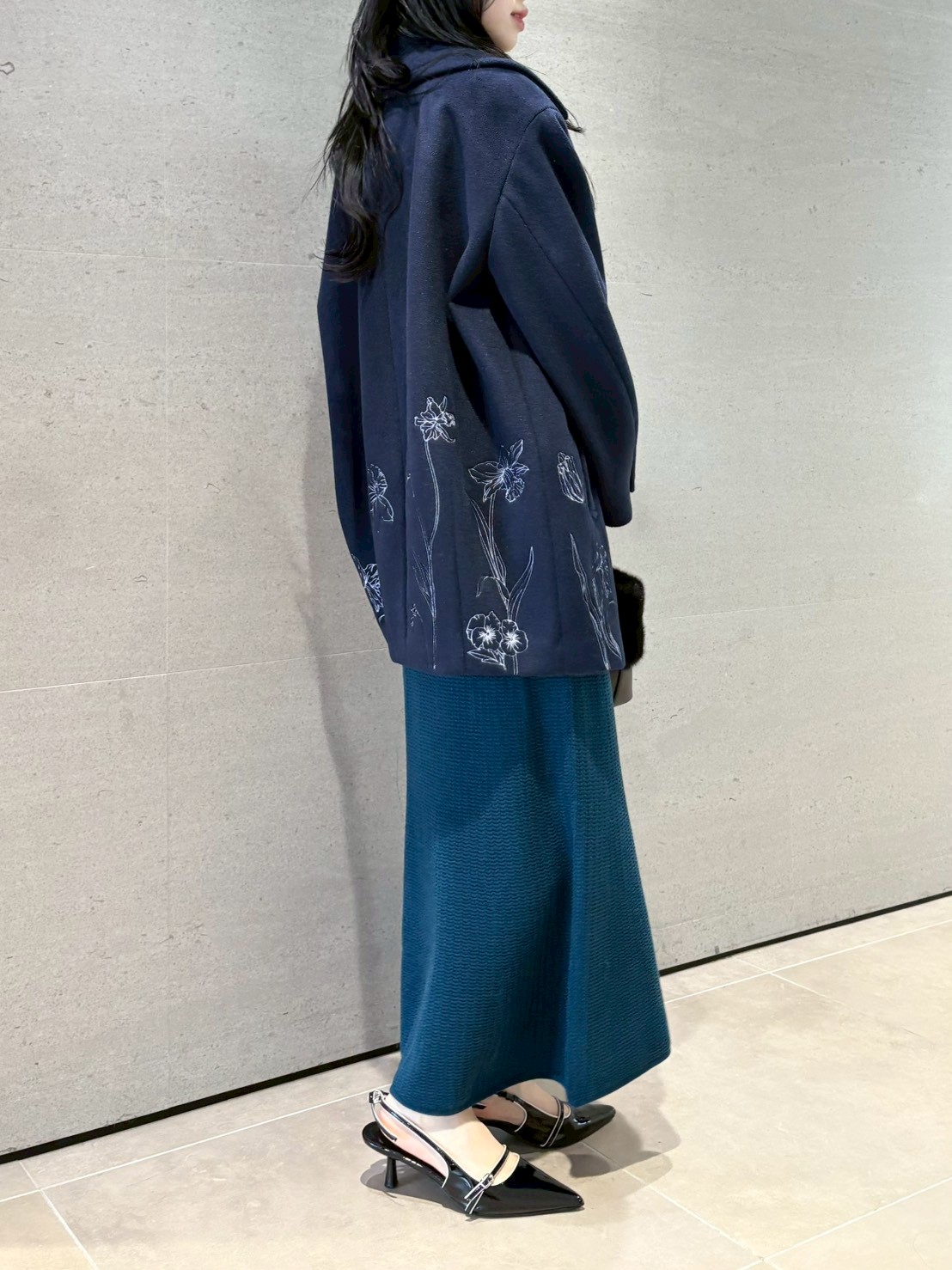 エンブロイダリーコクーンコート(コート)｜アウター｜LILY BROWN