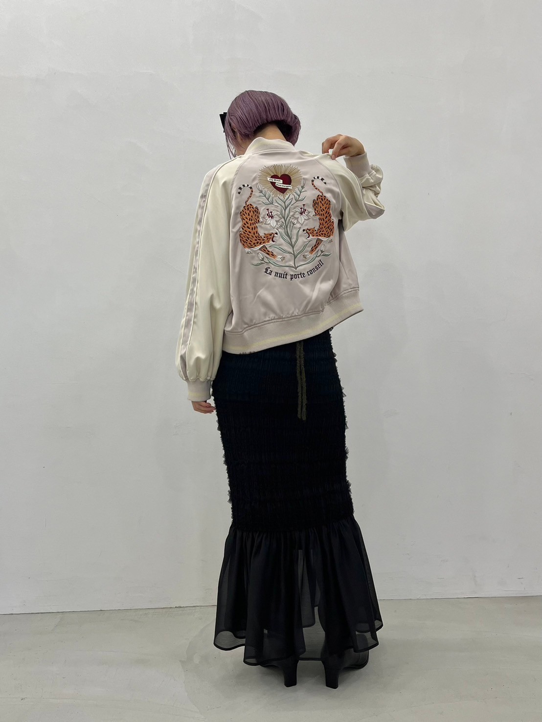 LILY BROWN×KEITA MARUYAMA】エンブロイダリーリバーシブルスカジャン