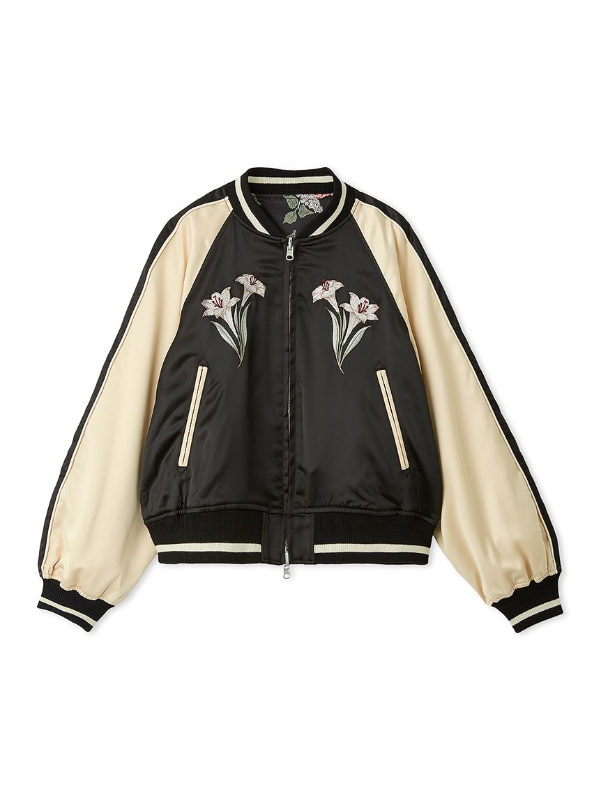 LILY BROWN×KEITA MARUYAMA】エンブロイダリーリバーシブルスカジャン