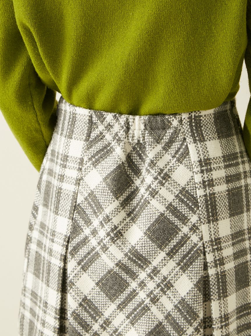 WEB限定サイズ2】ロービングチェックスカショーパン(スカートパンツ