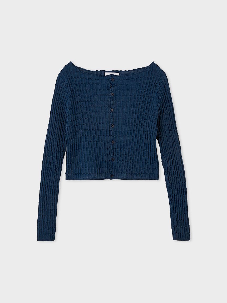 スクエアパターンニットCD(カーディガン)｜ルームウェア｜MIESROHE