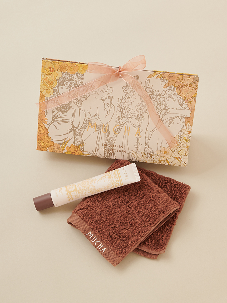 セルフラッピング】【GIFT KIT】ハンドクリーム＆ハンドタオルキット