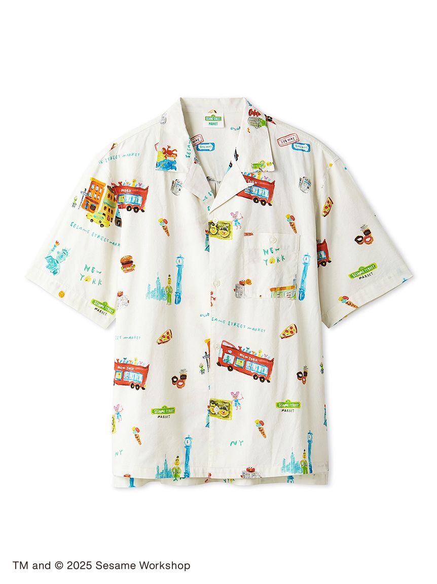 ヒラノトシユキ】【UNISEX】総柄アロハシャツ(トップス)｜SESAME