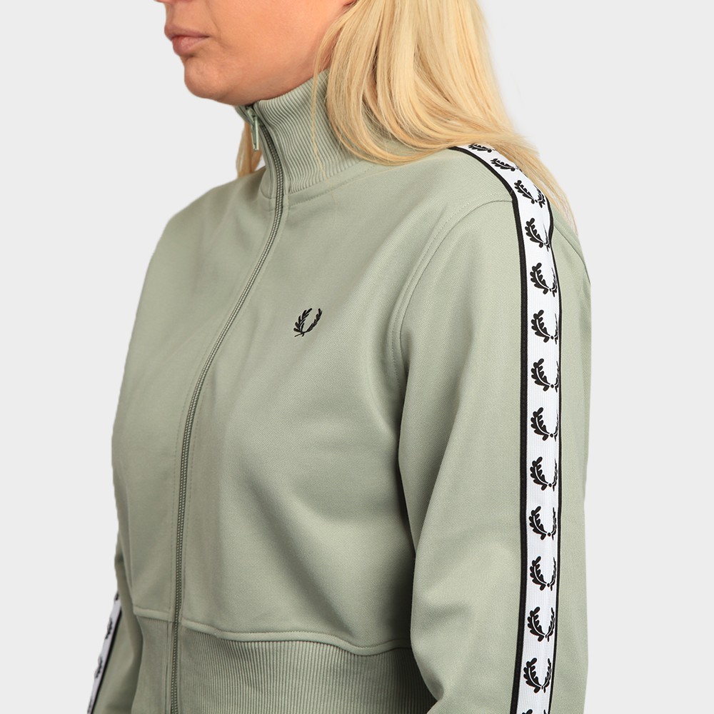 Fred Perry Cropped Taped Track Jacket | Oxygen Clothing