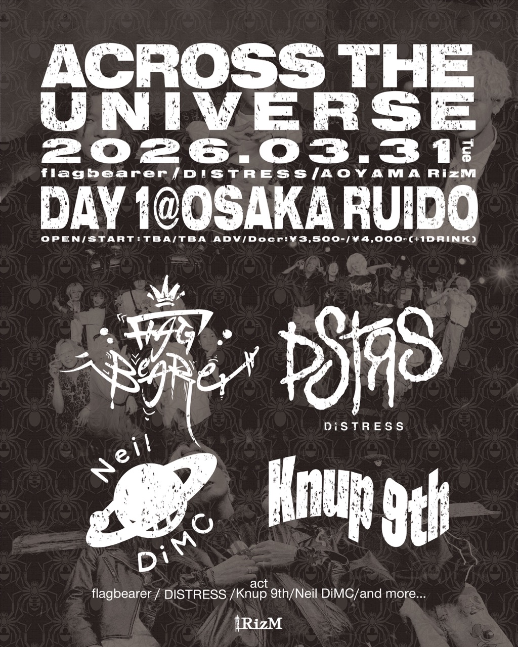 ACROSS THE UNIVERSE DAY1@OSAKA RUIDO のチケット購入・予約は TIGET から