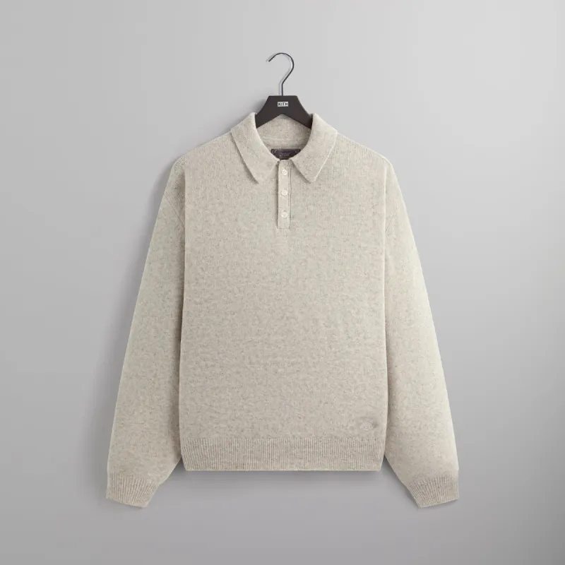 Kith Boucle Harmon Rugby Pullover Sweater - French Pink | Parallel